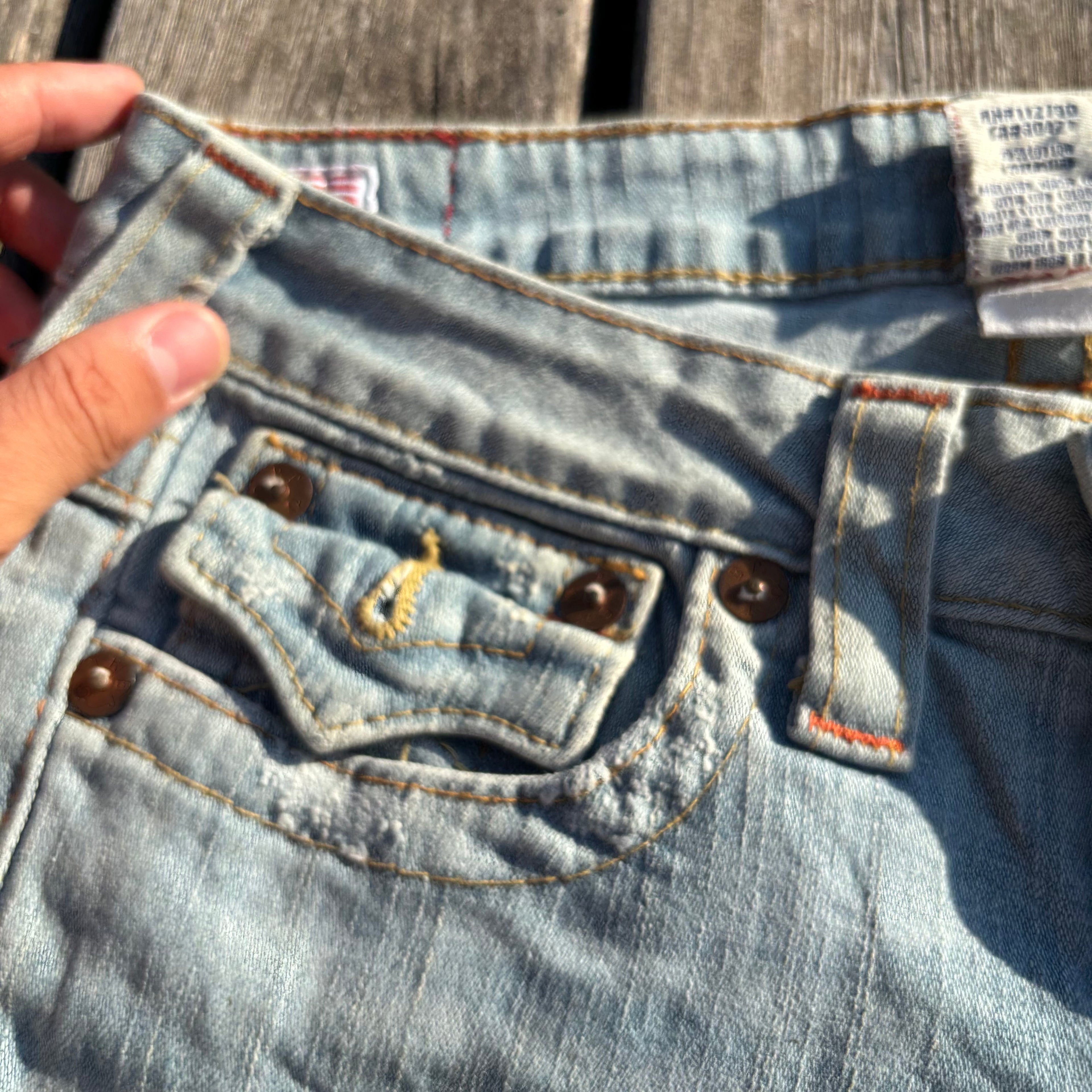 Süße True Religion Shorts / hotpants women 00s 90s vintage baddie (XS-S) S56
