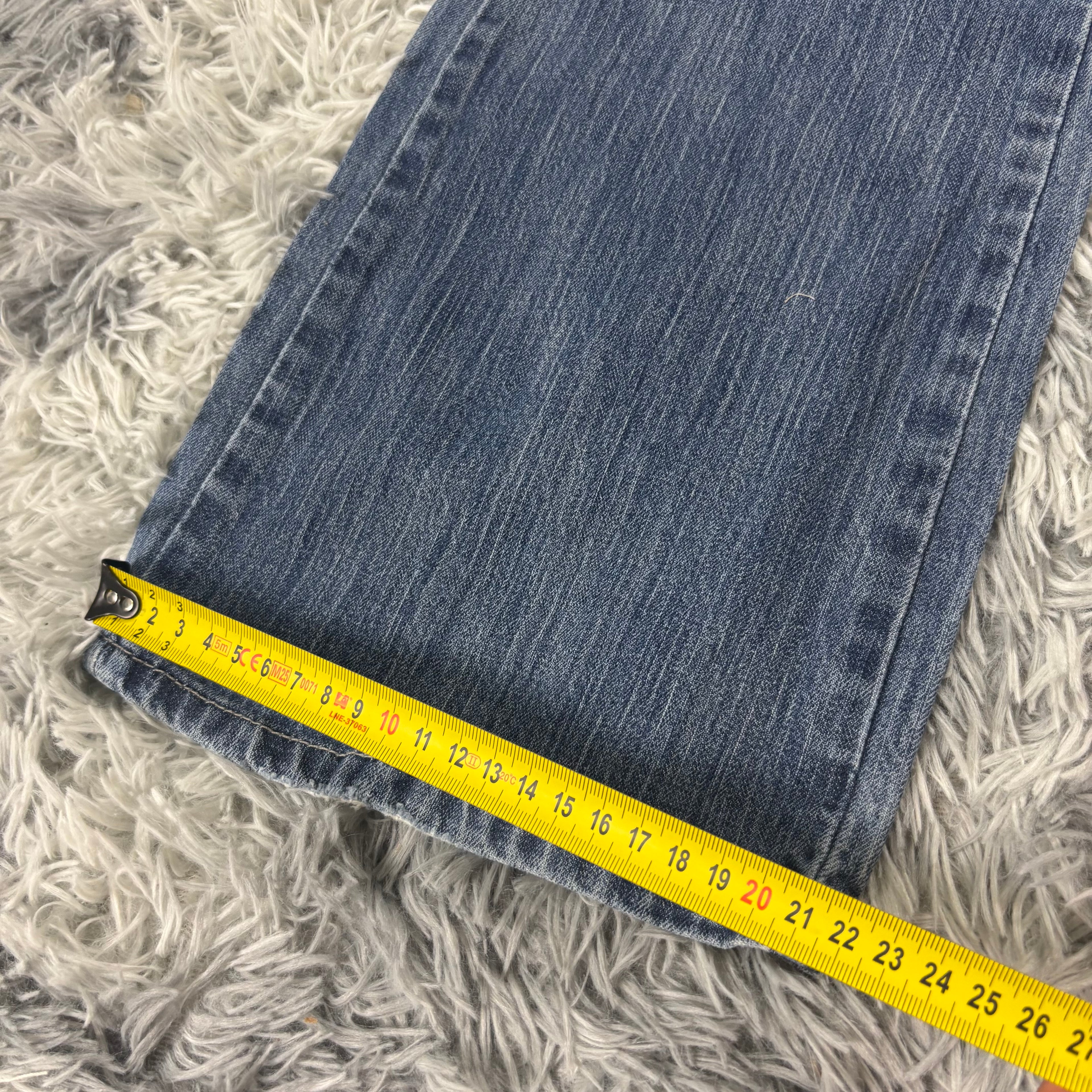 Süße Y2K Bootcut jeans mit backprint /women 00s 90s baddie (M) S20