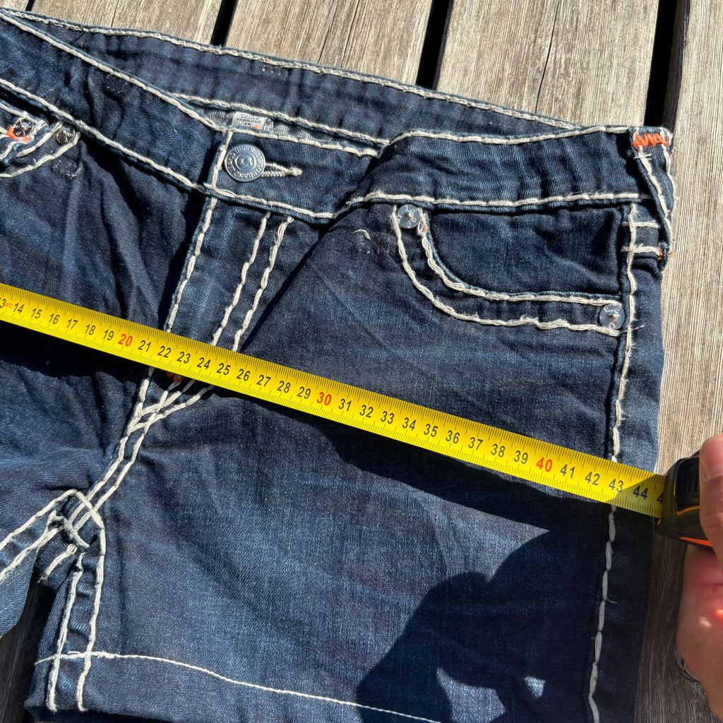 Süße True Religion Shorts / Hotpants für Frauen /00s 90s vintage baddie (L-XL) S68
