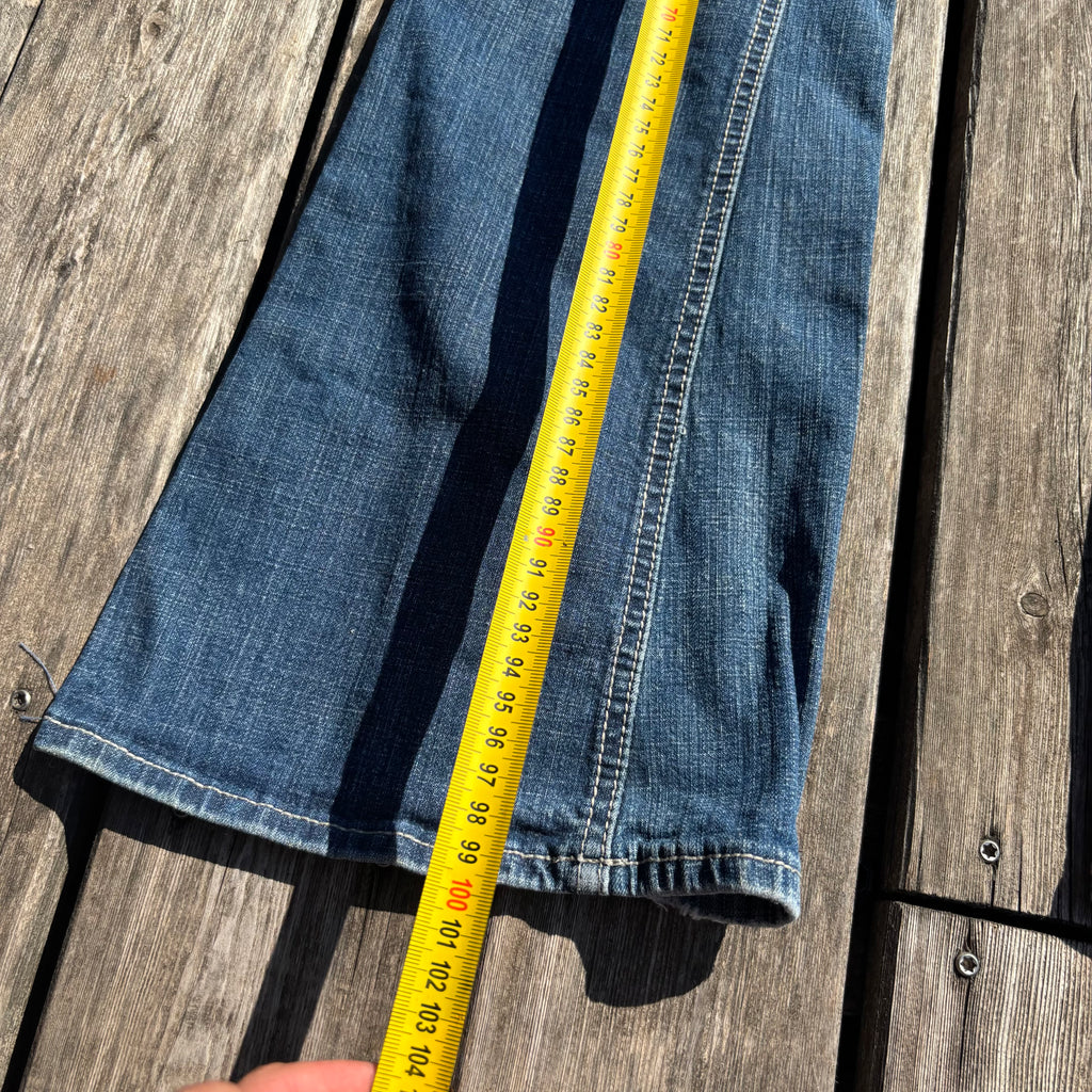 Süße Y2K Jeans Mit tollen Backprint für Frauen 00 90s vintage baddie (L) S39