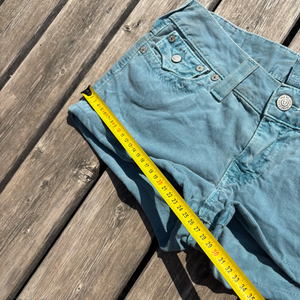 Süße True Religion Shorts/ Hotpants für Frauen /90s 00s streetwear vintage baddie (M-L) S110