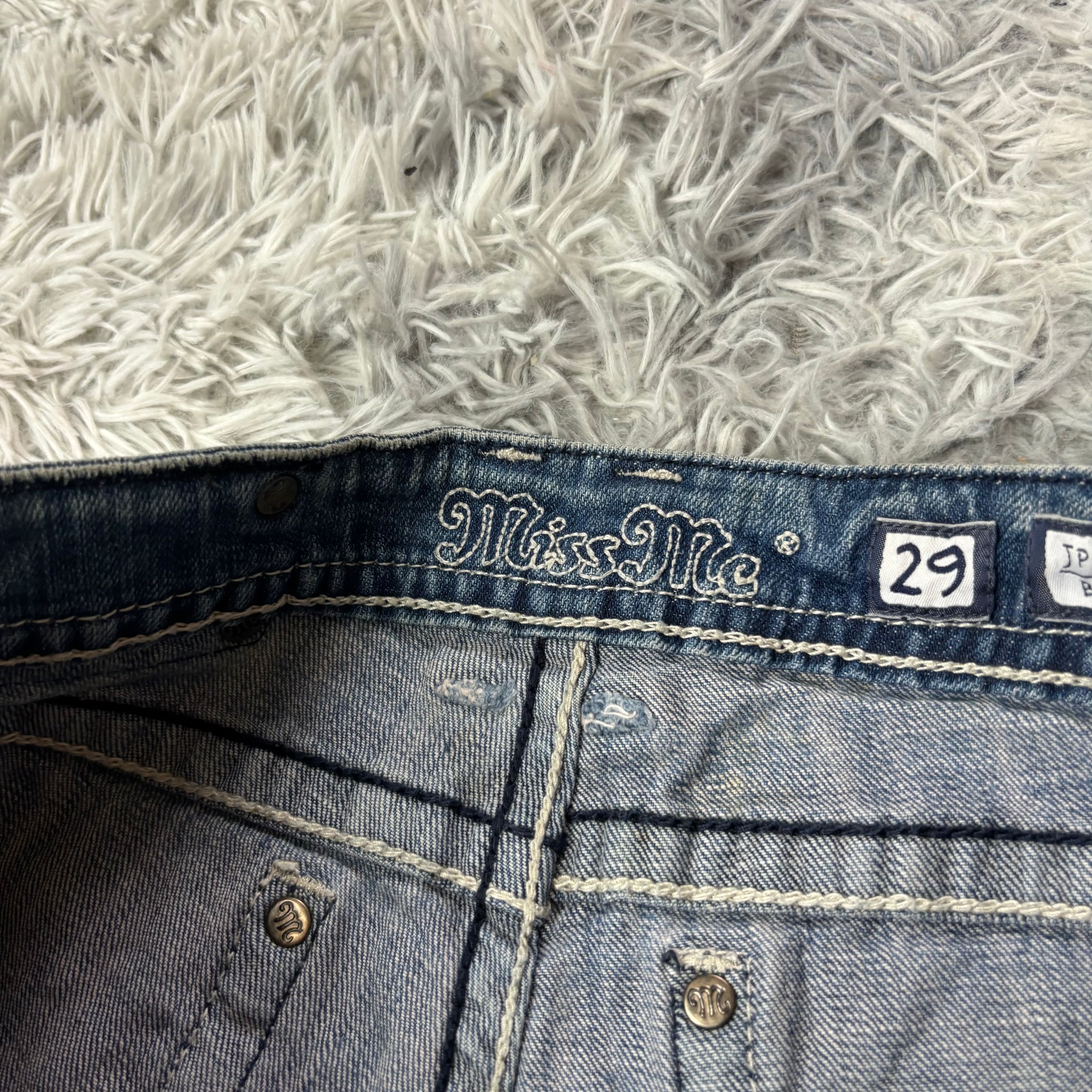 Süße Miss Me shorts /hotpants women vintage 00s 90s style S-M) S5