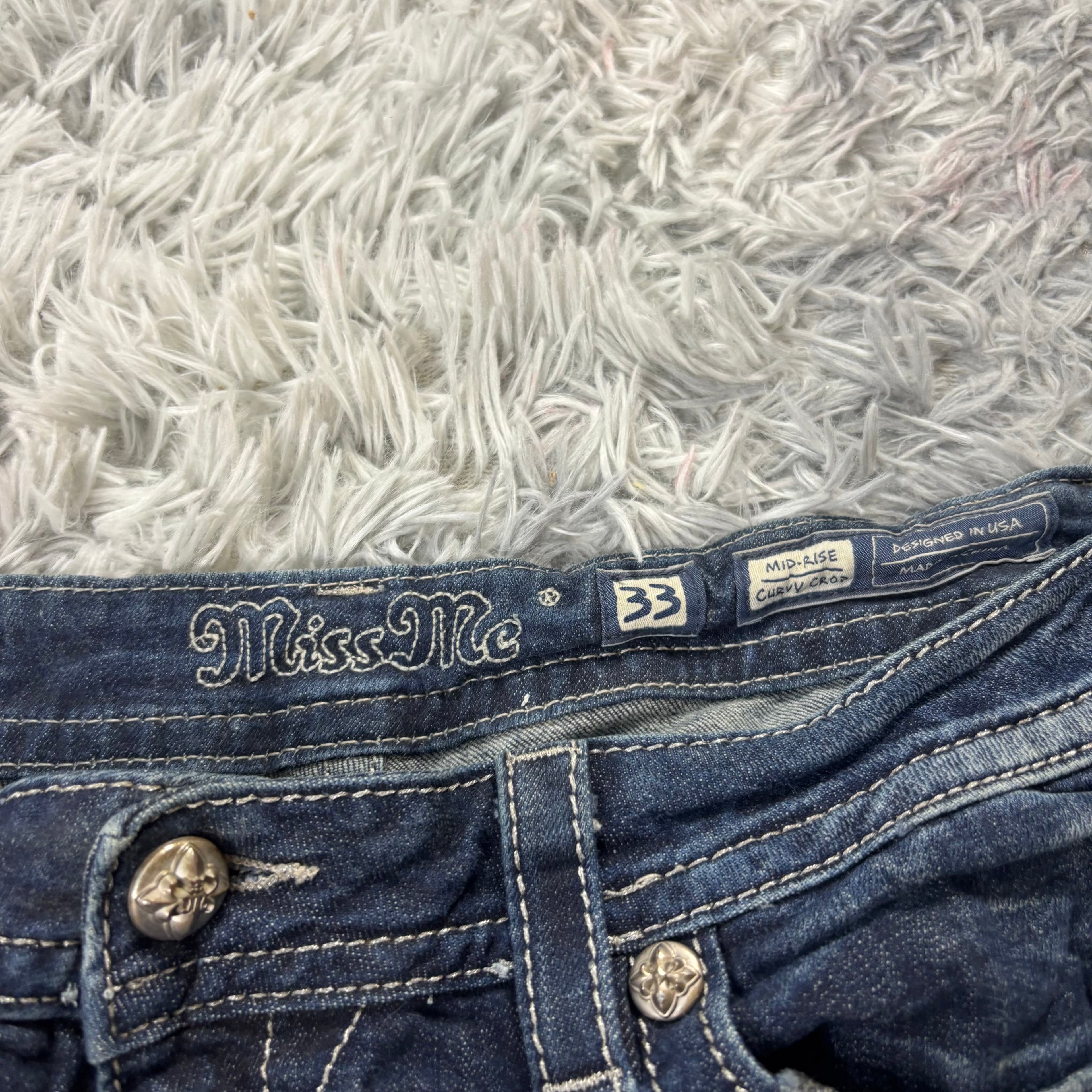 Süße Miss Me Shorts für Frauen /vintage 00s 90s style XXL S7