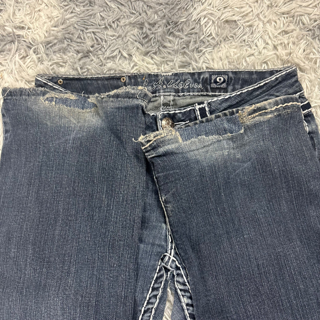 Süße LA Idol Lowwaist Bootcut Jeans /y2k vintage 00s 90s baddie (S) S23