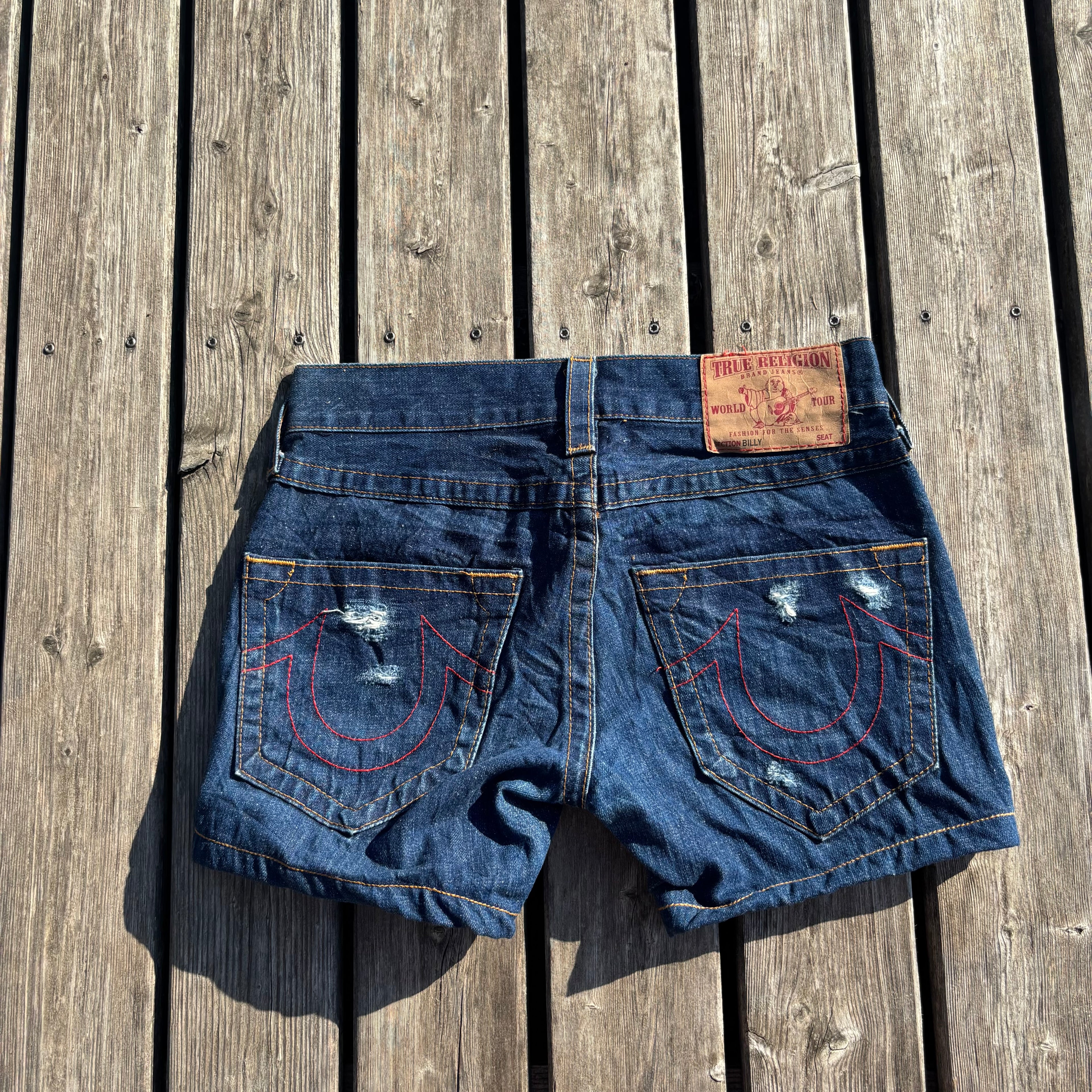 Süße True Religion Shorts / Hotpants für Frauen /M 00s 90s vintage baddie S75
