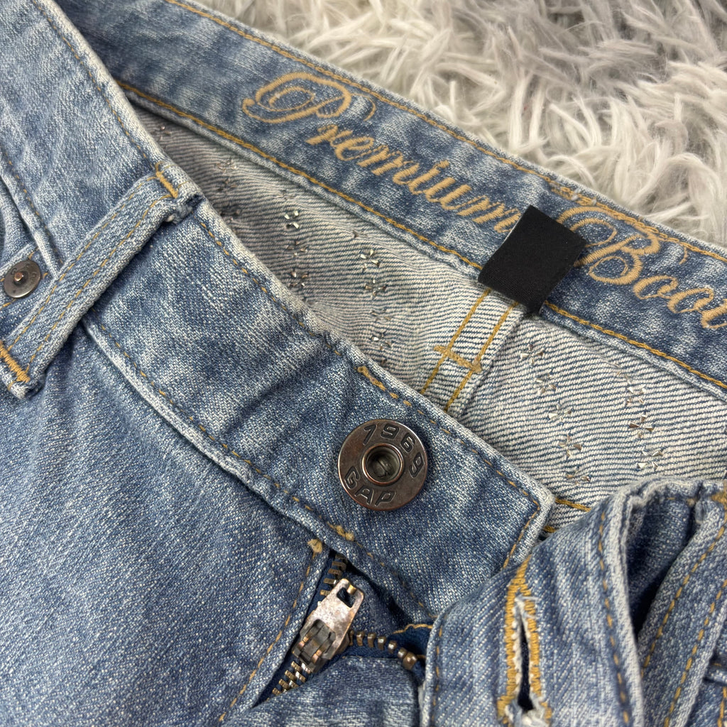 Lowwaist Bootcut Jeans (L)/vintage women streetwear flared 00s 90s (S1)