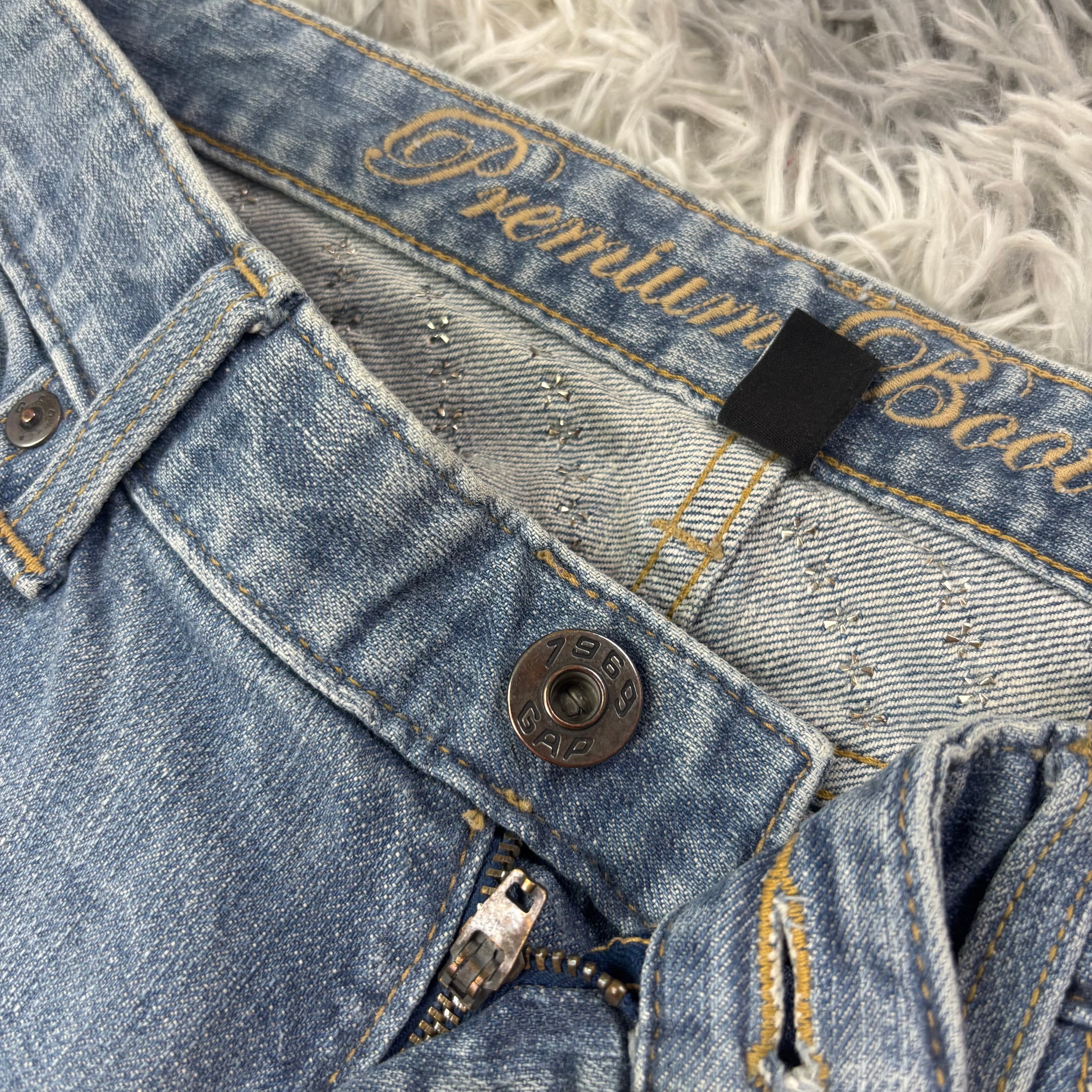 Lowwaist Bootcut Jeans (L)/vintage women streetwear flared 00s 90s (S1)
