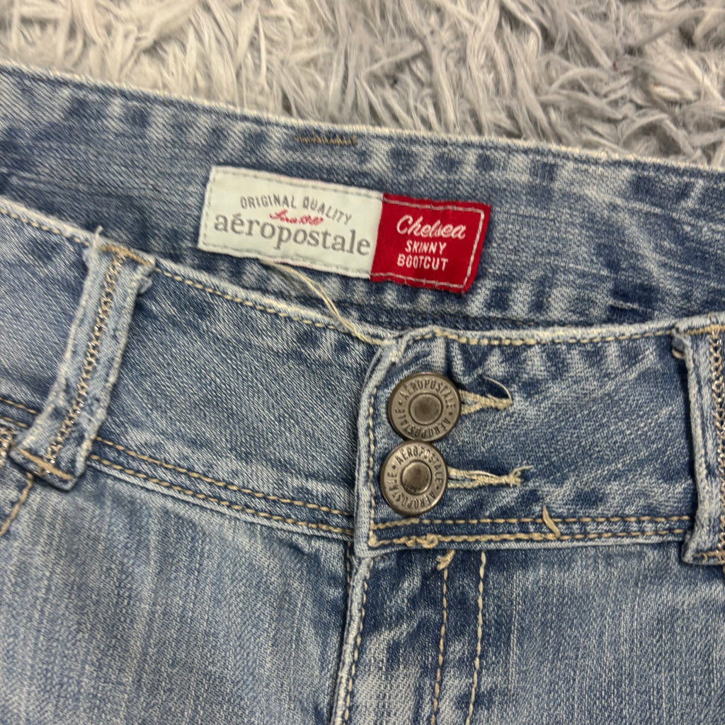 Süße Y2K Vintage women Jeans lowwaist Bootcut 00s 90s style M (S14)