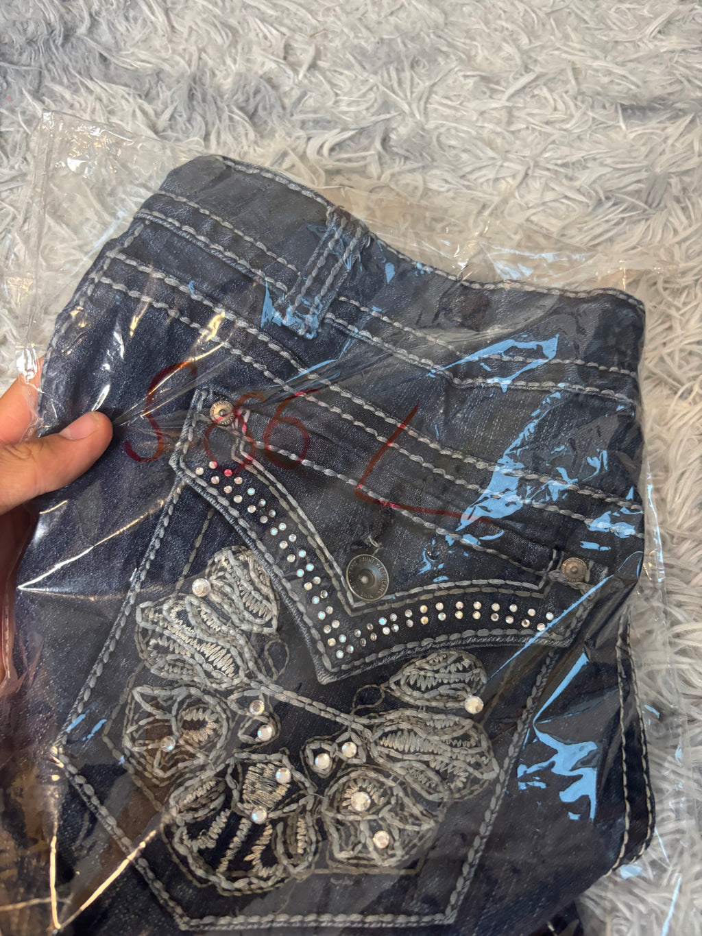 Süßer Y2K Rock mit Backprint für den Sommer /90s 00s vintage baddie(L) S86