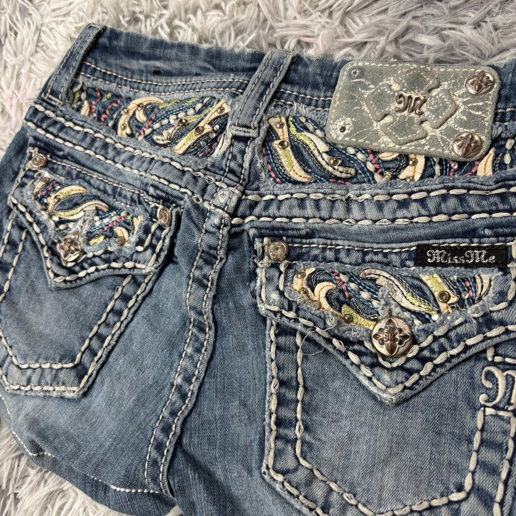 Süße Miss Me Shorts /hotpants vintage 90s 00s. XXXS S4