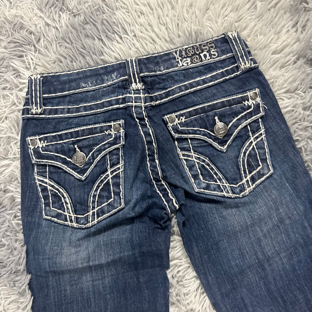 Vigoss Y2K Lowwaist Bootcut jeans /vintage 00s 90s style baddie (XXS-XS) S22